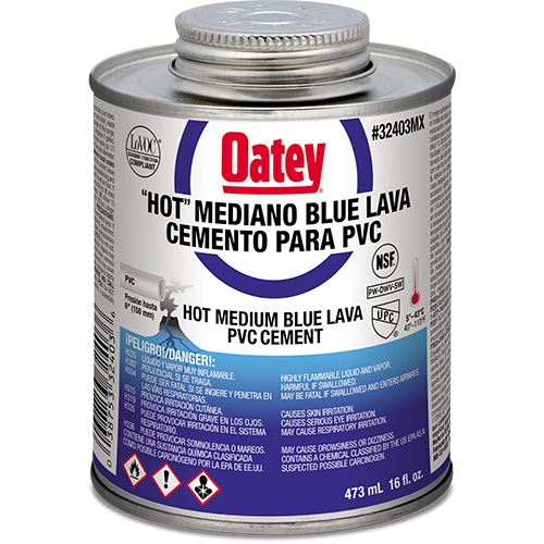 Pegamento Adhesivo PVC Oatey Humedad 473ml