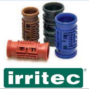 Linea de Gotero cilíndrico Irritec autocompensado Multibar C (16/35) de 2.1 l/h, rollo 500 metros