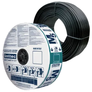 Linea de Gotero Integrado Plano Irritec D5M5 (16/35) de 3.8 l/h, rollo 500